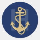 Search for anchor bridal shower stickers Gold