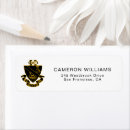 Search for coat of arms return address labels Phi chi theta alumni