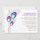 Search for peacock feather invitations Classic