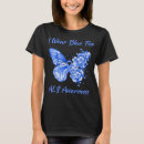 Search for blue butterfly tshirts Awareness