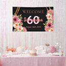 Search for black and gold birthday banners 60th birthday party