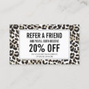 Search for eyelash extension referral cards Beauty salon