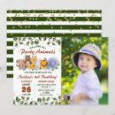 Recherche de zoo anniversaire invitations Anniversaire de la jungle