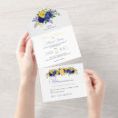 Search for navy and yellow wedding invitations Royal blue