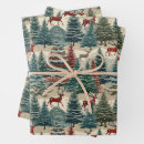 Search for snow scene wrapping paper Pine tree forest