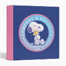 Search for security officer binders Snoopy