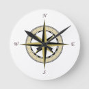 Search for compass rose clocks Nautical