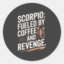 Recherche de signes astrologiques autocollants Scorpio