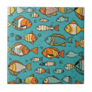 Search for orange fish tiles Pattern