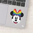 Search for minnie bow stickers Rainbow