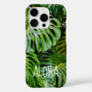 Recherche de feuille de monstera iphone coques Tropical