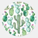 Search for watercolor pattern stickers Cacti
