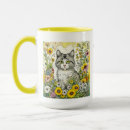 Search for sitting cat mugs White