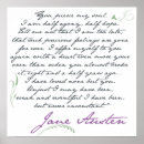 Search for jane austen quote posters Classic