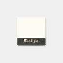 Search for thank you post it notes Black