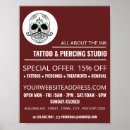 Recherche de perçage posters Studio de tatouage