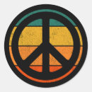 Recherche de peace sign stickers 60