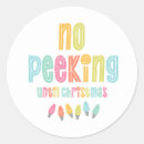 Search for no peeking until christmas stickers Colourful