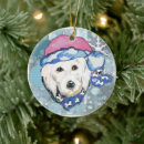 Search for goldendoodles ornaments Santa