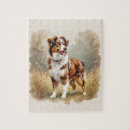 Search for australian shepherd puzzles Red merle