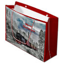 Search for christmas train gift bags Snow