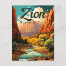 Search for utah postcards Zion national park