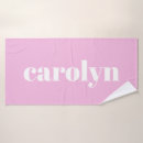 Search for pink bath towels Feminine