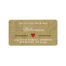 Search for rustic burlap return address labels Jute