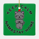 Search for yoga santa ornaments Namaste