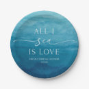 Search for ocean paper plates Bridal shower