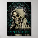 Search for santa muerte posters Skull