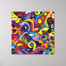 Search for psychedelic canvas prints Vibrant