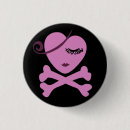 Search for skull heart buttons Pink