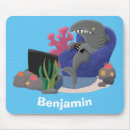 Recherche de requin drôle tapis souris Océan