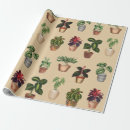 Search for potted plants wrapping paper Botanical