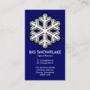 Search for snowflake business cards Background