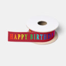 Search for happy birthday ribbon Red