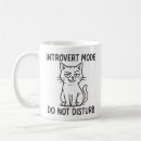 Search for do not disturb mugs Cat lover
