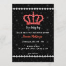Search for diamond sparkle invitations Red