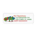 Search for lizard return address labels Chameleon