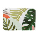 Search for tropical bath mats Palm leaves