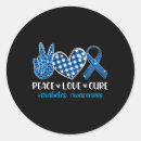 Search for cure diabetes stickers Type 2 diabetes