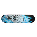 Search for blue flames skateboards Skull