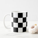 Search for black and white square pattern mugs Retro