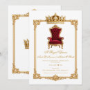 Search for crown wedding invitations Royalty
