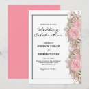 Search for diamonds and pearls wedding invitations Satin
