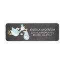Search for baby boy stork return address labels Cute