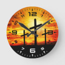 Recherche de nuages oranges horloges Nature