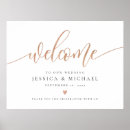 Recherche de rose gold mariage signalisations D'accueil