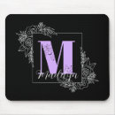 Search for monogram m mousepads Initial